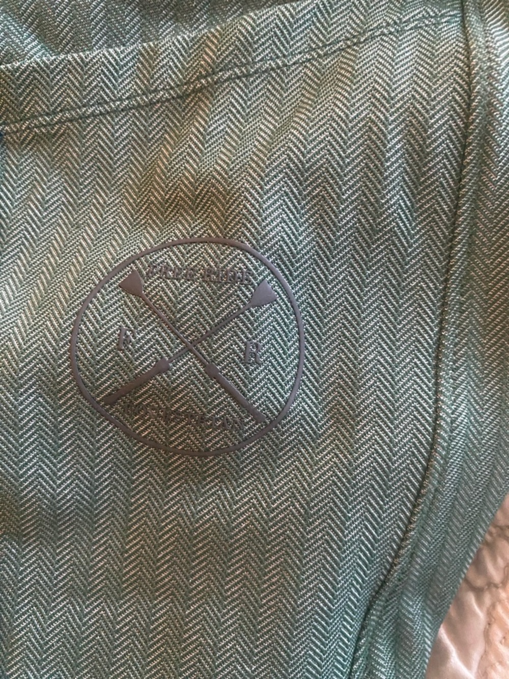 Free Ride Green Stretch Equestrian Riding Breeches - Picture 4 of 4